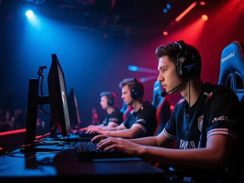 英雄联盟职业选手比赛瞬间