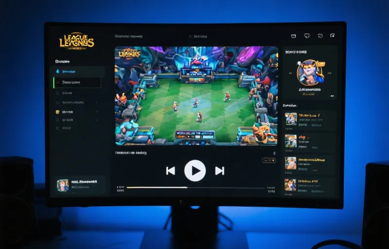 赛事回放界面示意图