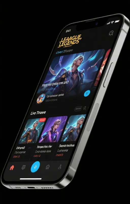 赛事官方App界面